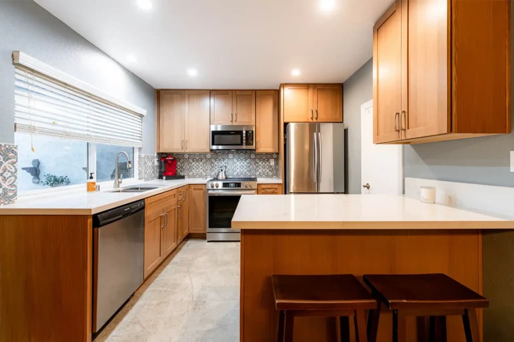 Kitchen remodel in Chatsworth completed by UpFront Remodeling